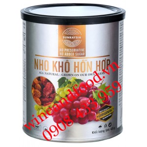 Nho khô hỗn hợp Sunraysia lon 425g