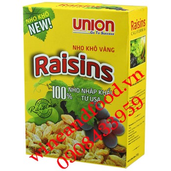 Nho khô Vàng Union 200g