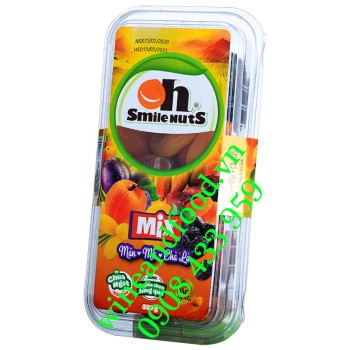 Trái cây khô hỗn hợp Mận Mơ Chà Là Oh Smile Nuts 350g