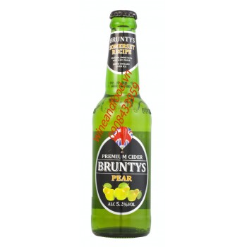 Bia trái cây hương lê Bruntys 330ml