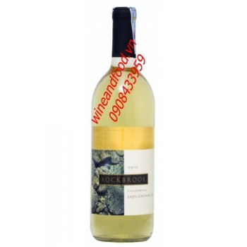 Rượu vang trắng Rock Brook 2012