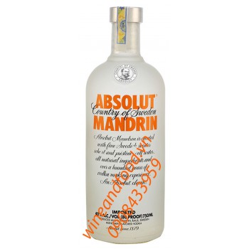 Rượu Vodka Absolut Mandrin 750ml