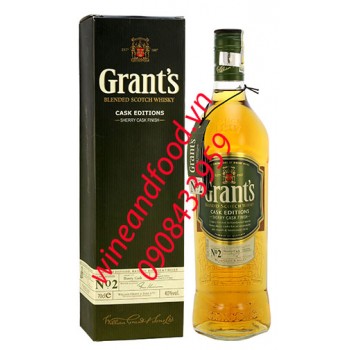 Rượu Whisky Grant's Cask Editions 700ml