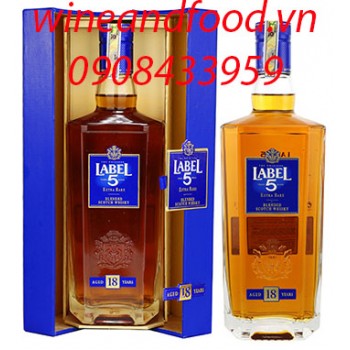 Rượu Whisky Label 5 18 năm