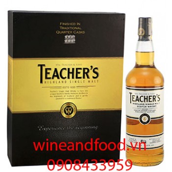 Rượu Whisky Teacher's hộp quà