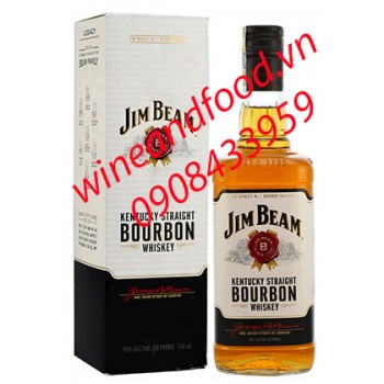 Rượu Jim Beam Bourbon Whiskey 750ml