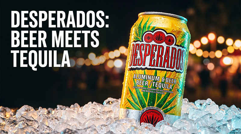 Bia Desperados Pháp hương Tequila lon 440ml ​​​​​​​hiện thuộc sở hữu của tập đoàn Heineken Hà Lan