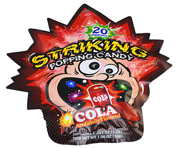 Kẹo nổ Striking Cola 30g