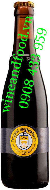 Hình ảnh bia Westvleteren 12 Thầy Tu Trappist giới hạn chai 33cl