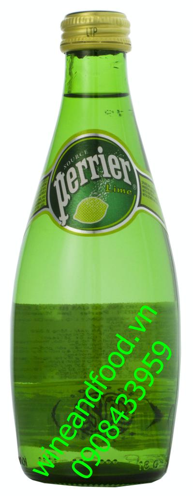 Nước suối khoáng Perrier chanh chai thủy tinh 330ml