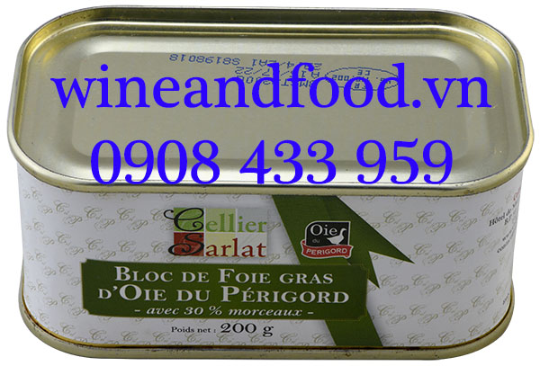 Pate gan ngỗng Pháp Cellier Sarlat D'oie du Perigord 30% Morceaux 200g