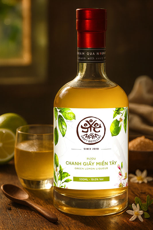 Hành trình từ vườn chanh giấy miền tây đến chai rượu chnah giấy Mầm
