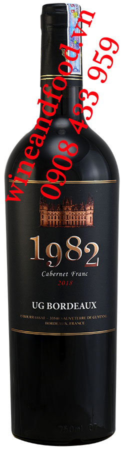 Rượu vang 1982 Cabernet Franc 750ml